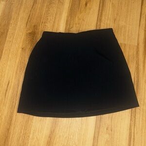 Abercrombie black mini skort